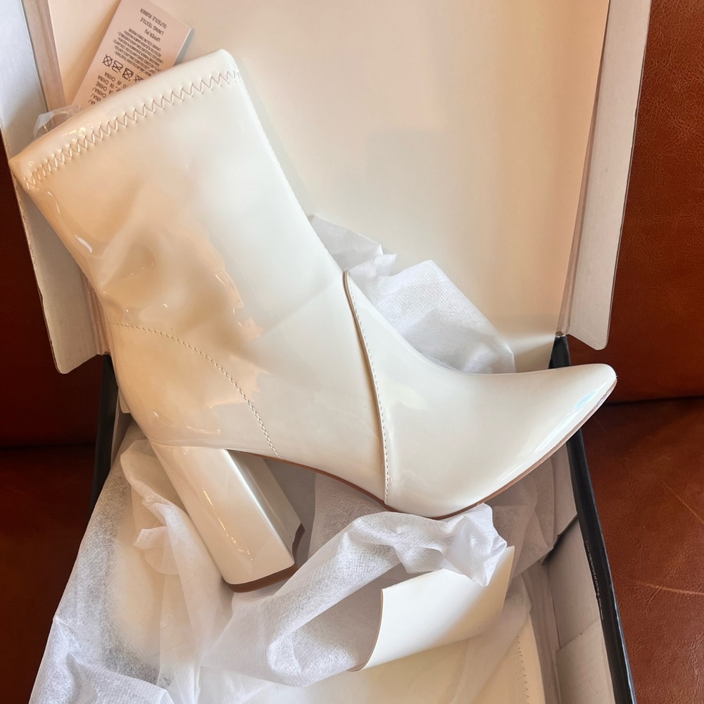 Brand New in Box White Boots